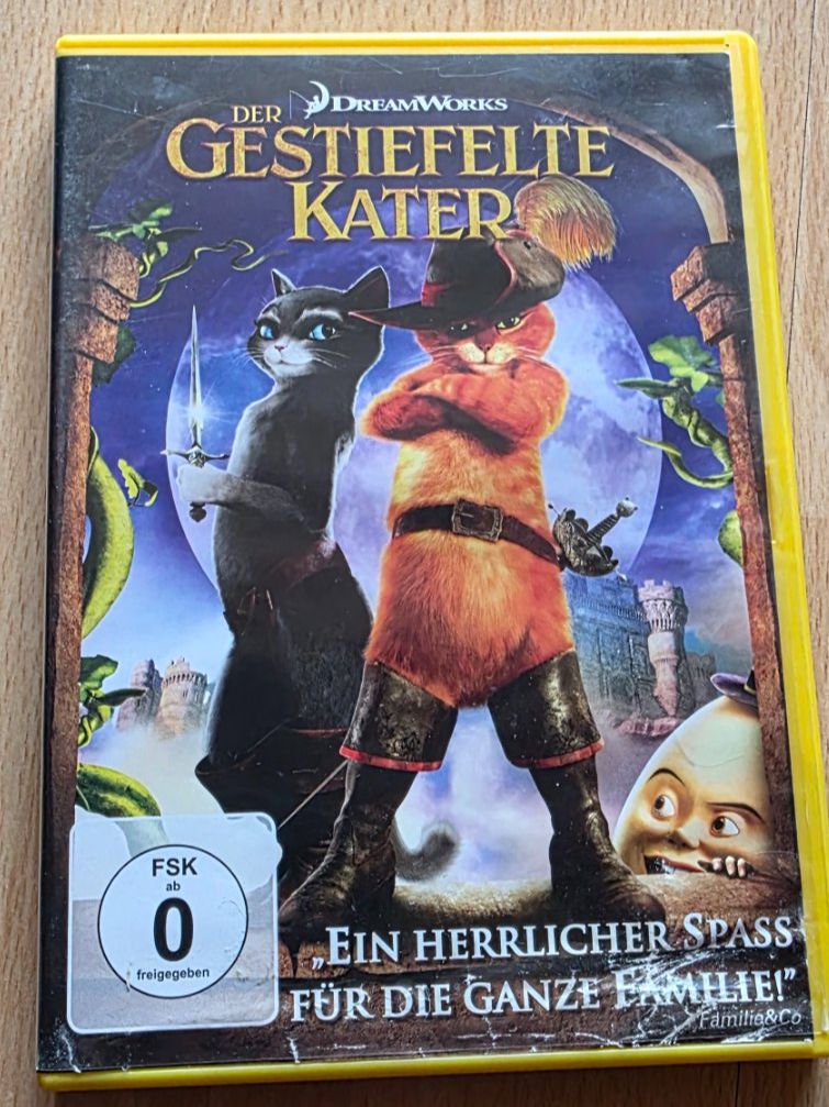 Tutti i DVDs: Der gestiefelte Kater DVD – Usato da Niederbipp venduto da Tamara15101995
