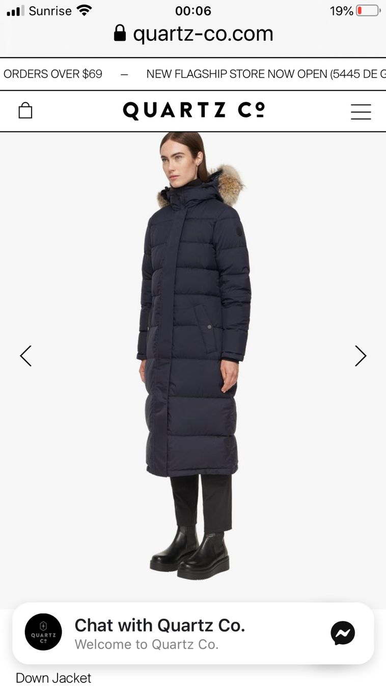 Cappotti: QUARTZ Co Daunenmantel Long Down Jacket Wintermantel Gr S – Nuovo (secondo la descrizione) da Ebmatingen venduto da dartim 6