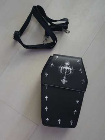Gothictasche Sarg 20 cm × 14 cm *neu*
