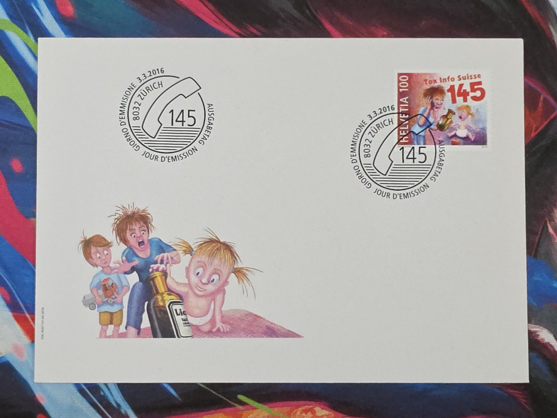 Alle Briefmarken: CL29 Enveloppe + Timbre Suisse 2016 – Gebraucht aus Cousset von Patrick_Collections