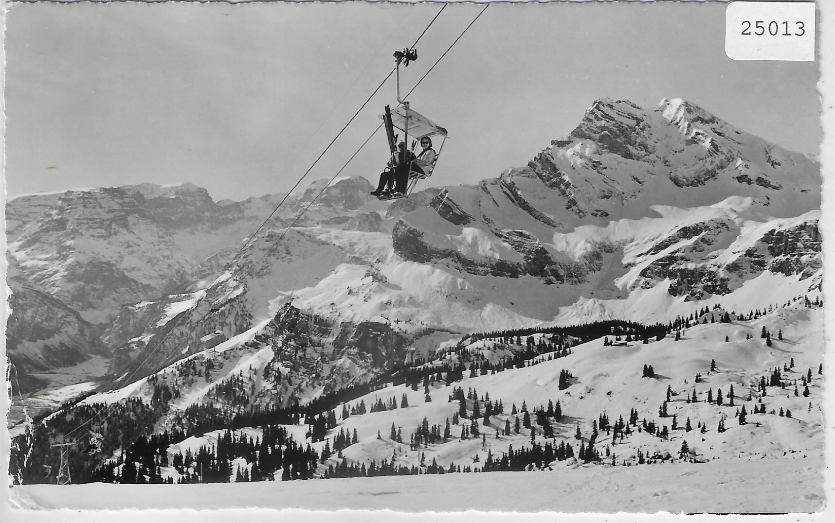Ansichtskarten: Braunwald - Sesselbahn Gumpen – Antik aus Ettingen von Kartenplanet