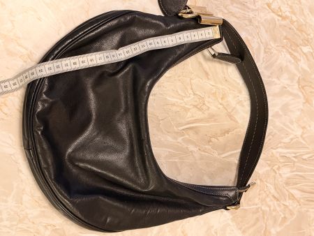 Gucci Vintage Leather Crest Hobo Sac