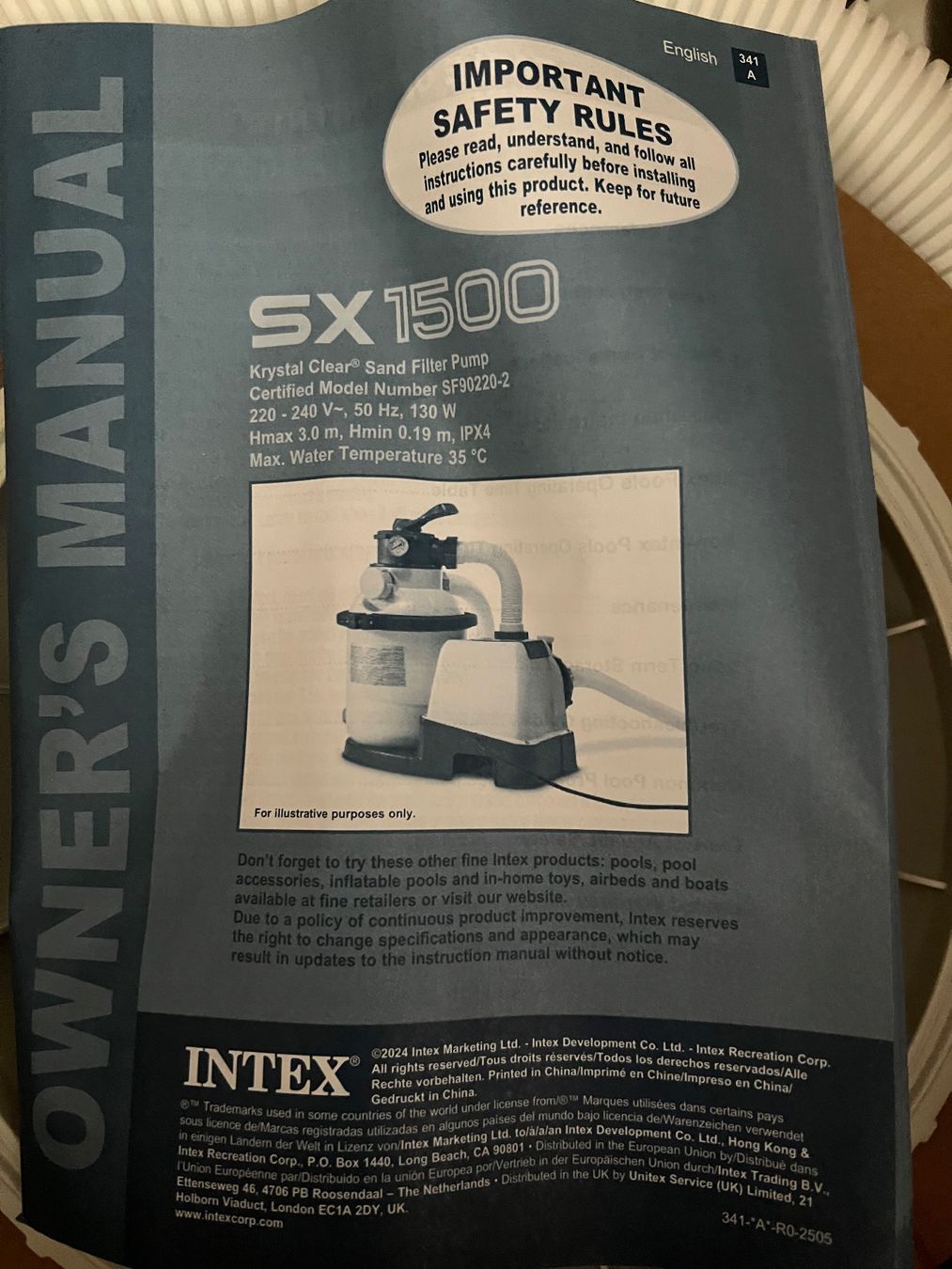 Intex Accessori per Piscine: Intex Sandfilterpumpe neu – Usato da Grabs venduto da Vergissmeinnicht99 2