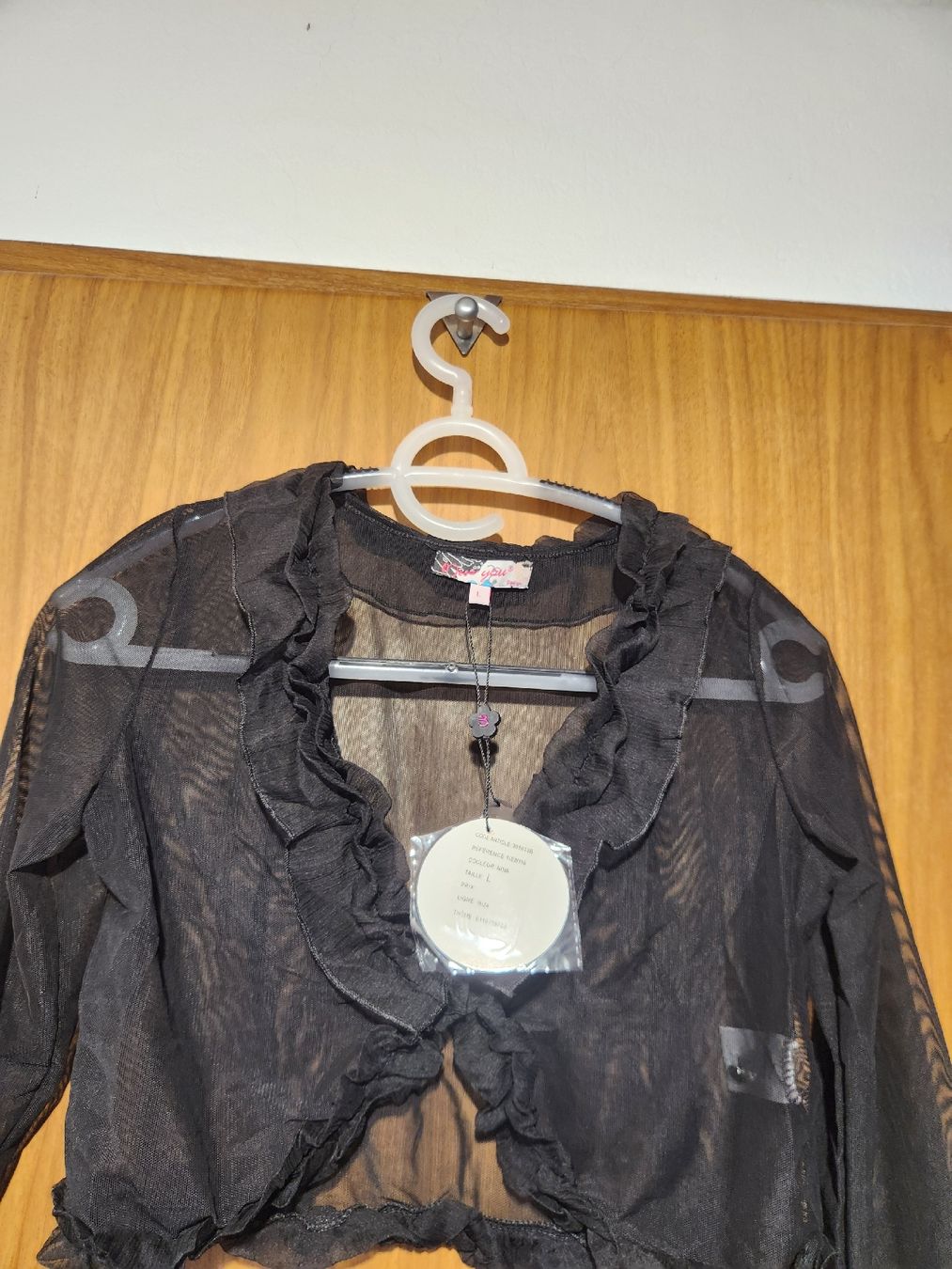 Boleros: Boléro noir transparent taille L – Neu (gemäss Beschreibung) aus Niedergösgen von Eva2410 8