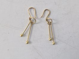 Elegante Ohrringe in Goldfarbe