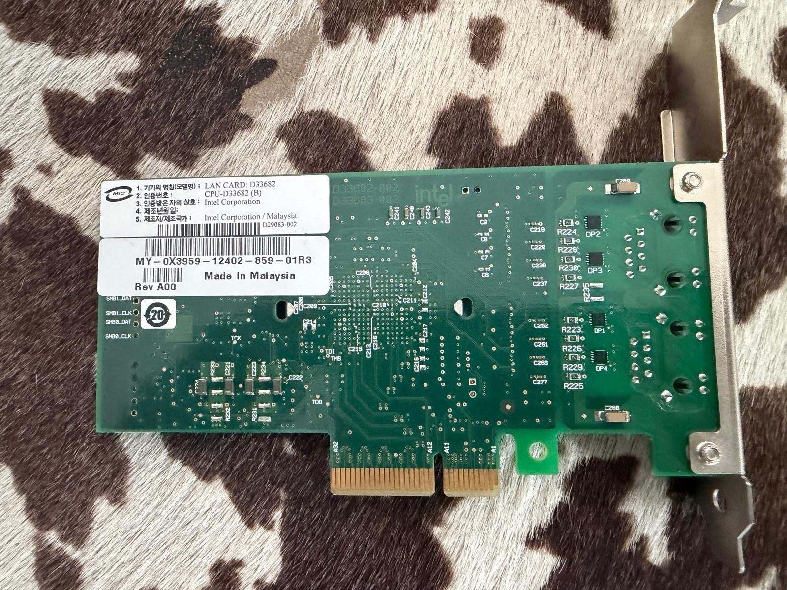 Intel Unità & Adattatore: REDUCED Dual Intel Pci X gigabit network card Intel D33025 – Usato da Unterägeri venduto da fr4nk18 1