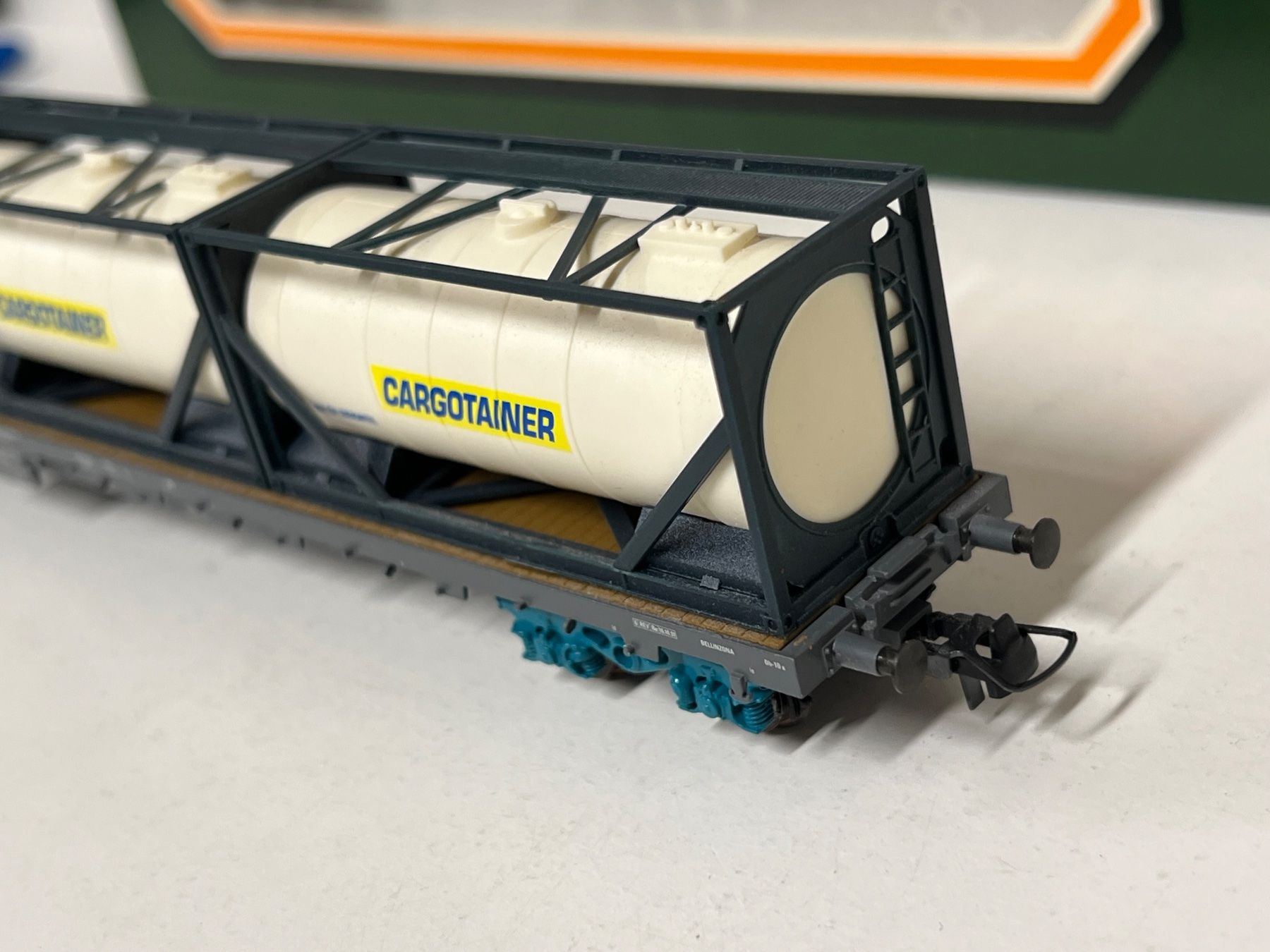 Hag Modellini di ferrovie: HAG Nr. 397  Cargotainer HO DC SBB CFF FFS – Usato da Geroldswil venduto da TopTrain54 4