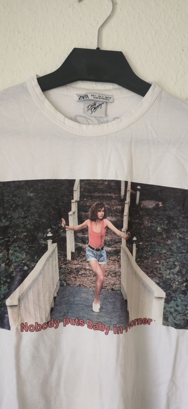 Zara T-shirt: T-shirt Zara Dirty Dancing, taille S – Usato da Genève venduto da MariaS2 3