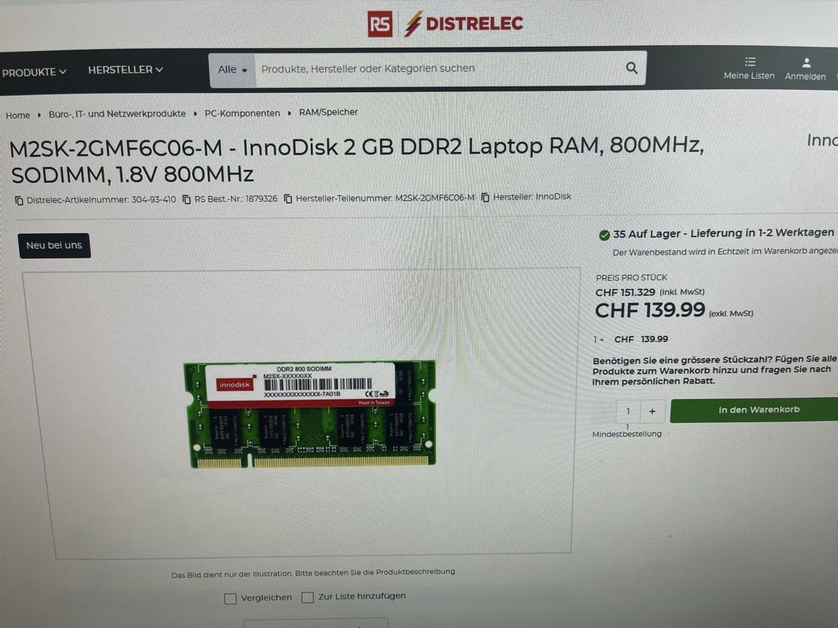 Memoria / RAM: Memory / RAM 320GB DDR – Nuovo (secondo la descrizione) da Schindellegi venduto da Mmickeymouse 2