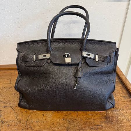 Braune Ledertasche