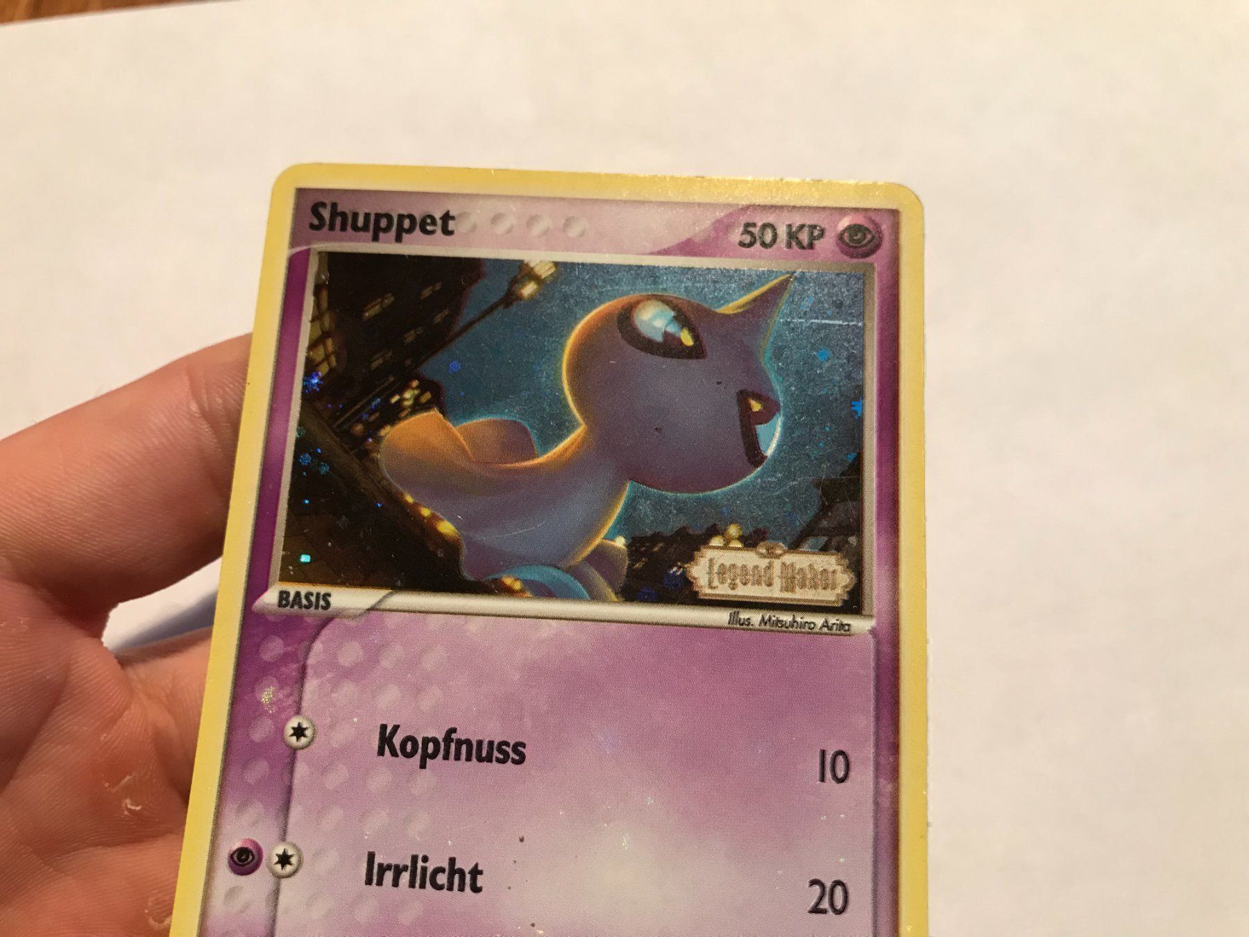 Pokémon Carte collezionabili: Shuppet holo bleed – Usato da Hagendorn venduto da Pokecollectorch 2