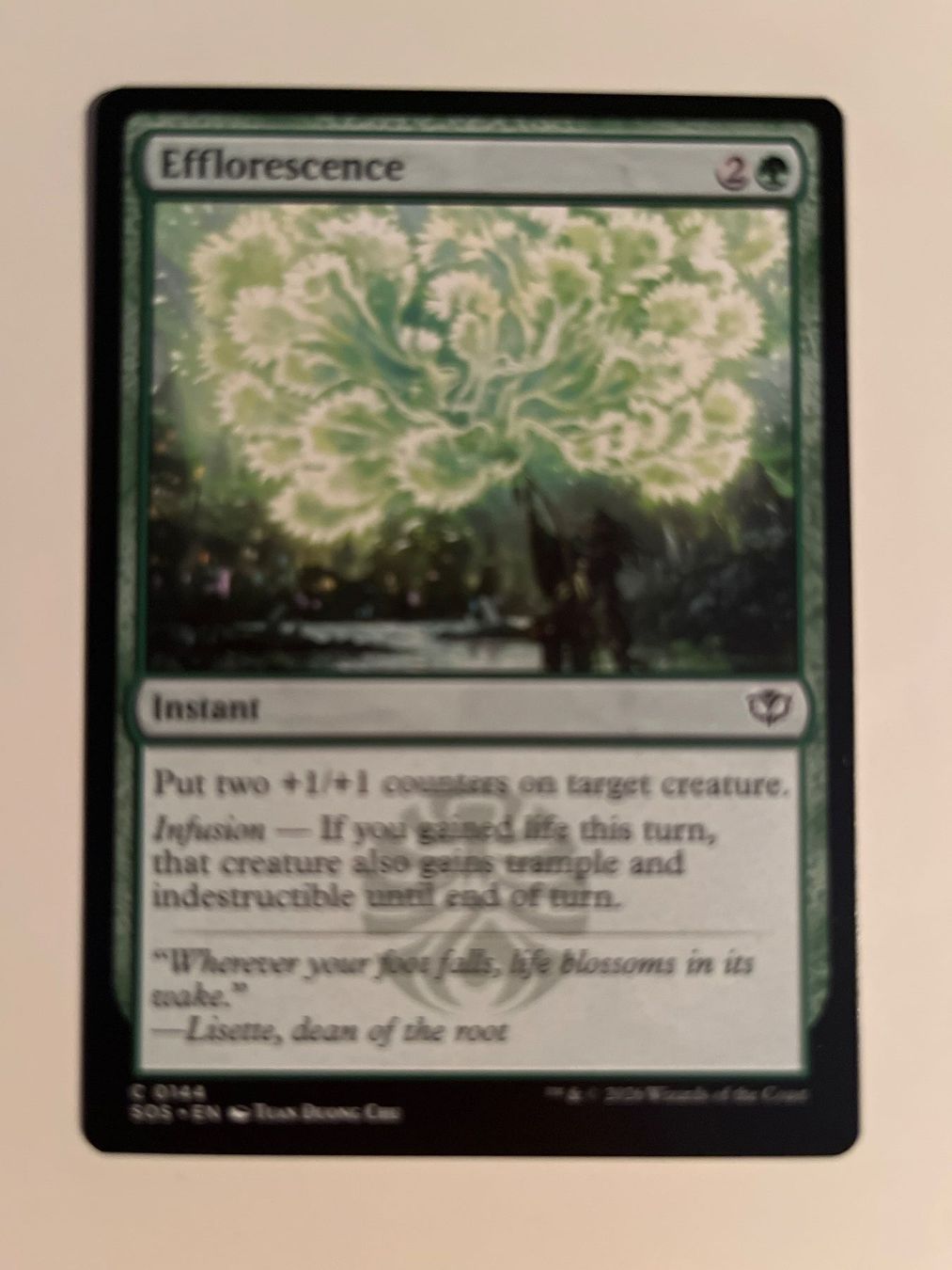 Magic The Gathering Cartes à collectionner: 1 x Efflorescence - Magic: The Gathering - MtG – D'occasion à Kriens par Shadi1980