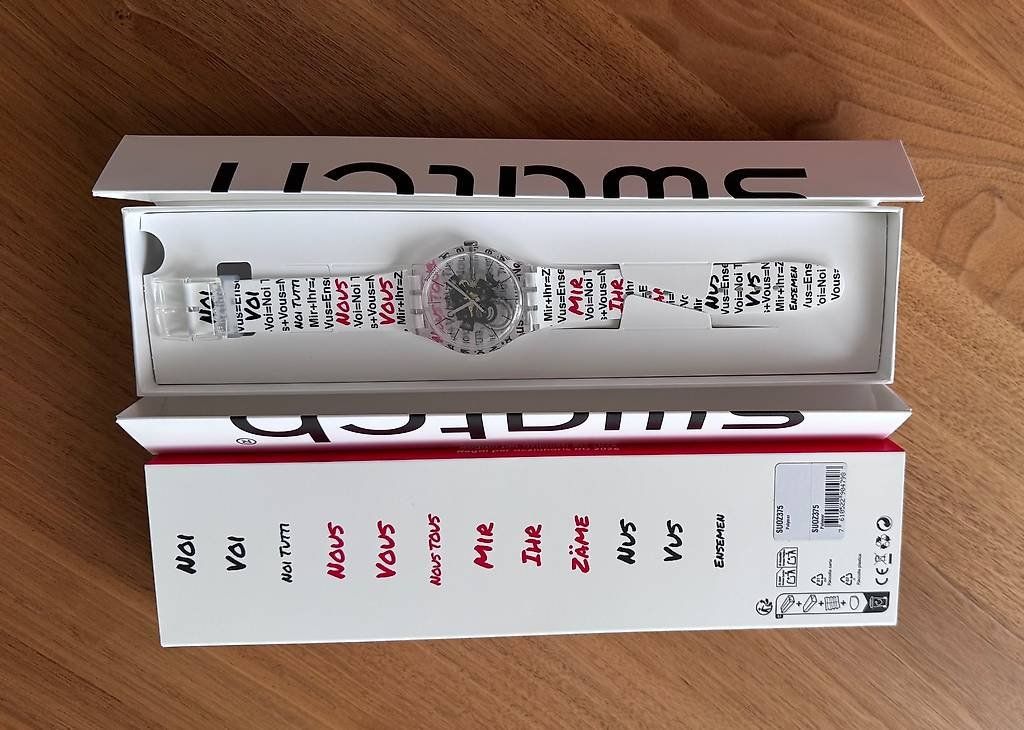 Swatch Orologi: Swatch Aktionärsuhr 2026 – Nuovo e nell'imballaggio originale da Cham venduto da hebi4850