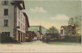 Goldau SZ Kirche, Conditorei ca. 1910 sehr gut erhalten