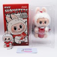 POP MART The Monsters Labubu Coca Cola Pendant HAPPY FACTOR