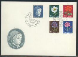 1963, FDC, Pro Juventute, alle mit Leuchtstoff (2)