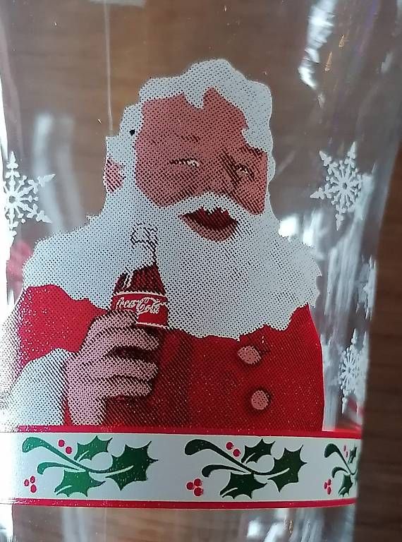 Bicchieri: 6 Verres coca 5 dl du père Noël  – Usato da Sion venduto da maxpassion 1
