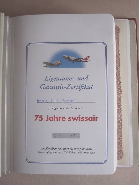 Bücher: Schweiz. Luftfahrtgeschichte SWISSAIR – Gebraucht aus Saland von k_z_tny8 3