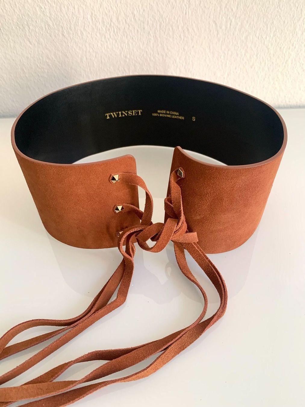 Twinset Cinture: Breiter Leder-Taillengürtel von Twinset – Nuovo (secondo la descrizione) da Bern venduto da Fraeuleinhonig 2