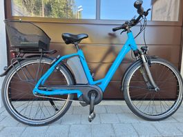 E-Bike Raleigh Boston 8 Damenfahrrad blau Rahmengrösse XS