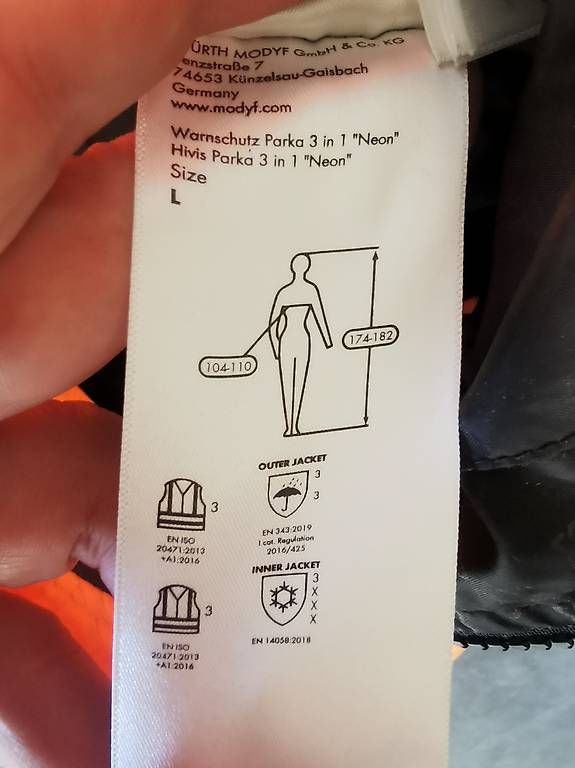 Giacche: Veste Würth Modif imperméable intérieur  Arbeit Giacca wurth – Usato da Genève venduto da JavierVertiz 3