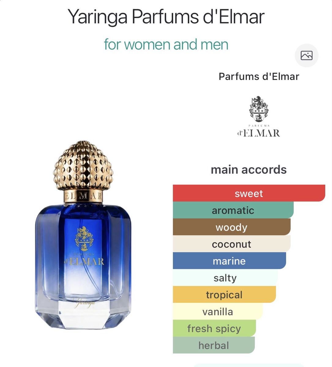 Profumi & Eau de Toilette: Yaringa Parfums d'Elmar Extrait de Parfum 60ml NEU – Nuovo e nell'imballaggio originale da Zürich venduto da Thetimtam 3