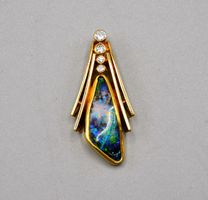 Opal Anhänger Gold
