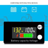 Kapazität Voltmeter Spannung LCD Anzeige Messgerät Batterie