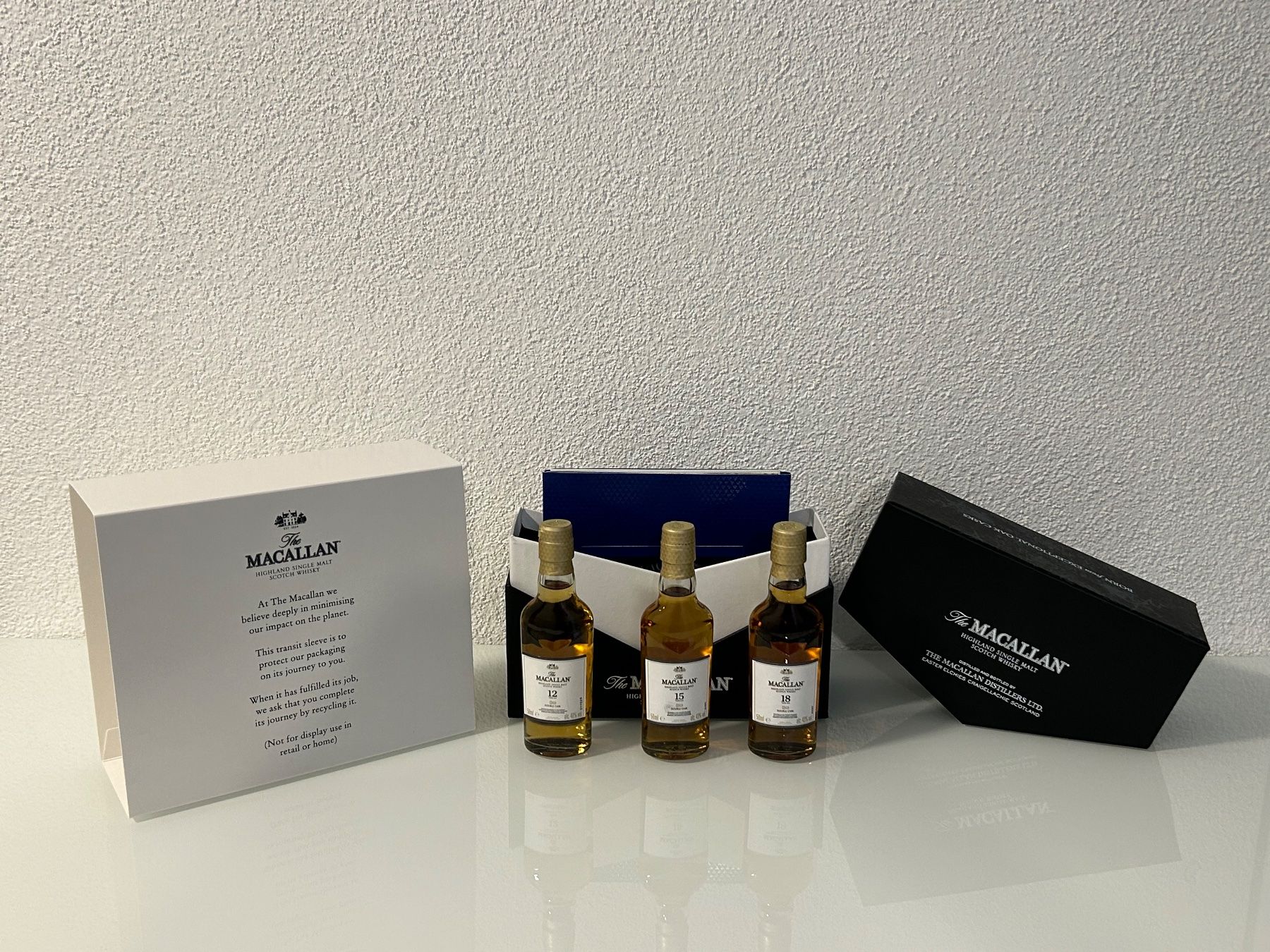 Macallan Bevande alcoliche: The Macallan Double Cask Tasting Set 2023 – Nuovo e nell'imballaggio originale da Zug venduto da A1L-B