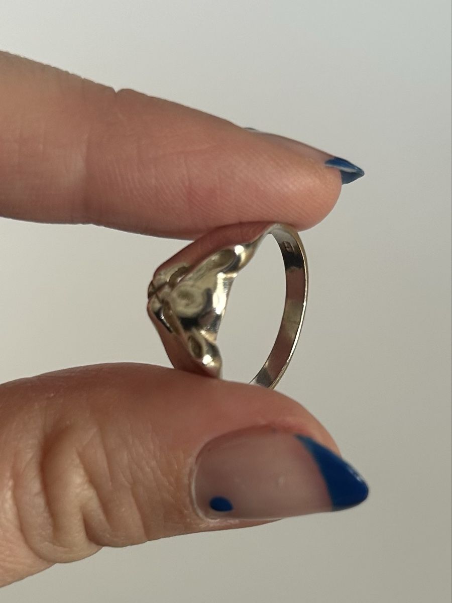Anelli: Vintage Silber Katzen Ring – Usato da Bern venduto da Ilikebluegems 2