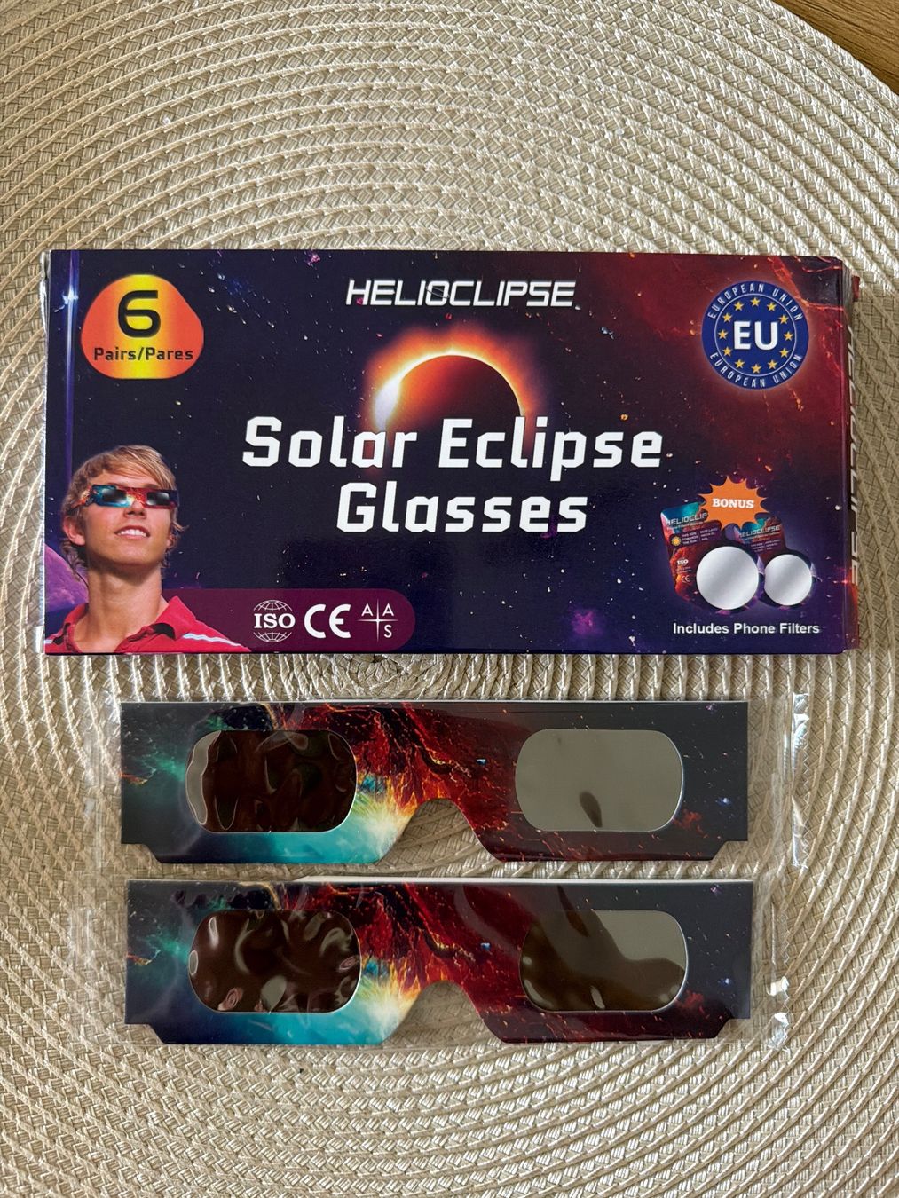 Lunettes & Verres: 2x Solar Eclipse Glasses - Sonnenfinsternis Brille – Neuf avec emballage d'origine à Adliswil par nar_m7lp
