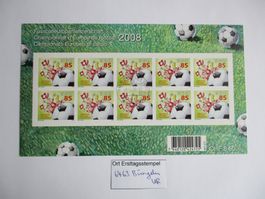 Bogen mit Ort Ersttagsstempel 6463 Bürglen UR