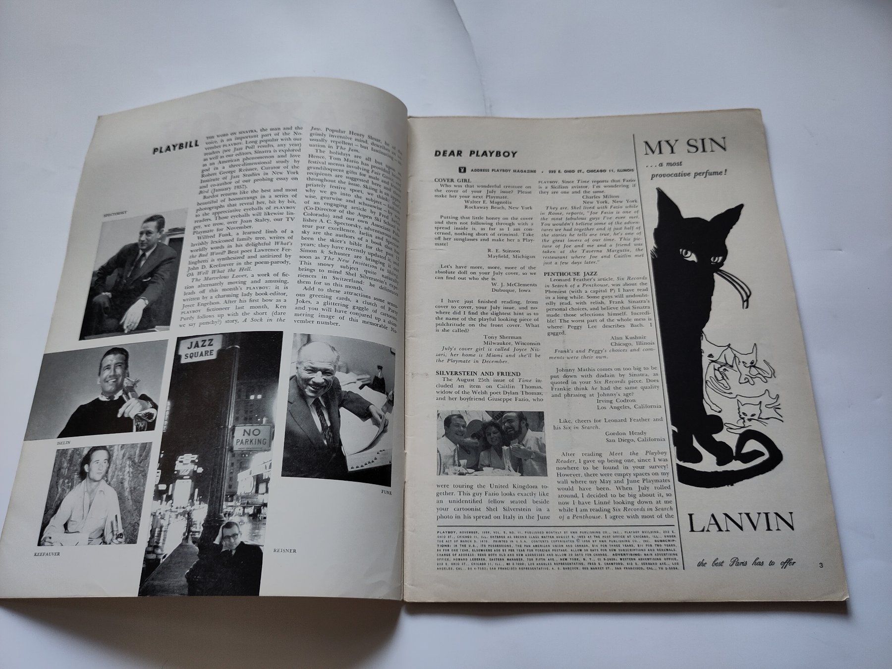 Revues & Magazines: Playboy Magazin November 1958 – D'occasion à Schaffhausen par RolfMeister 1