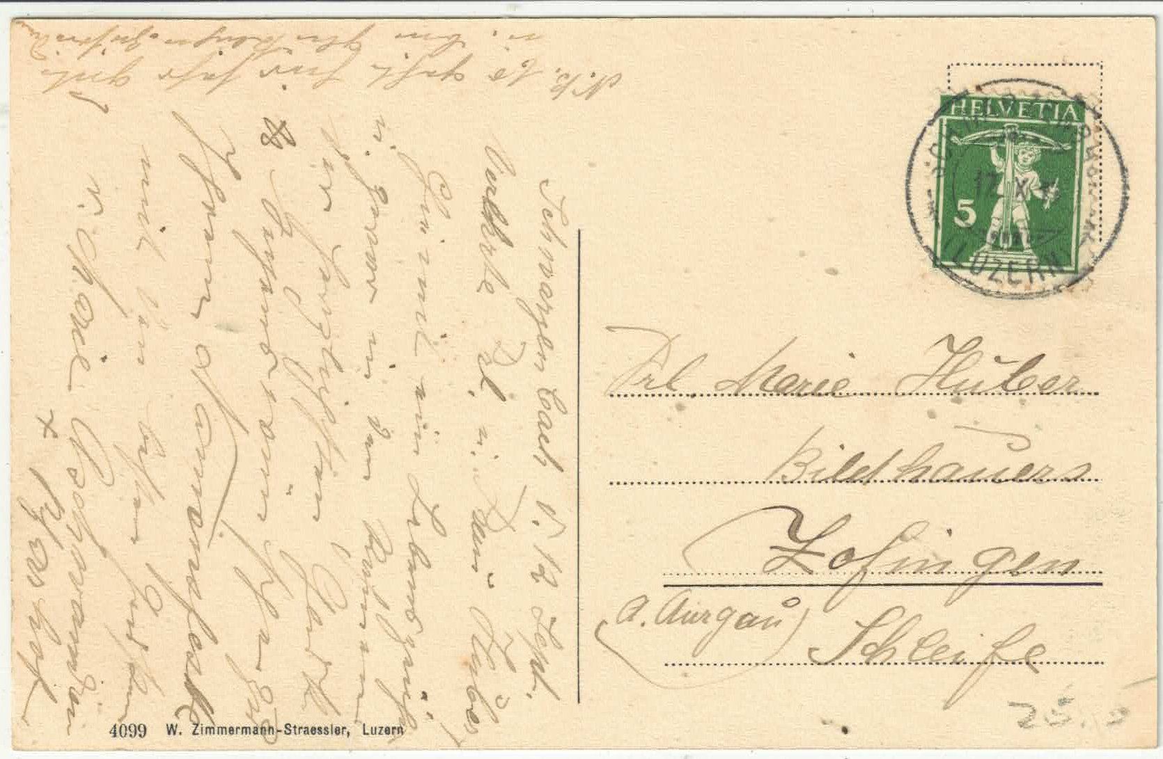 Cartoline postali: Schwarzenbach - Dorfpartie mit Kirche – Usato da Ettingen venduto da Kartenplanet 1