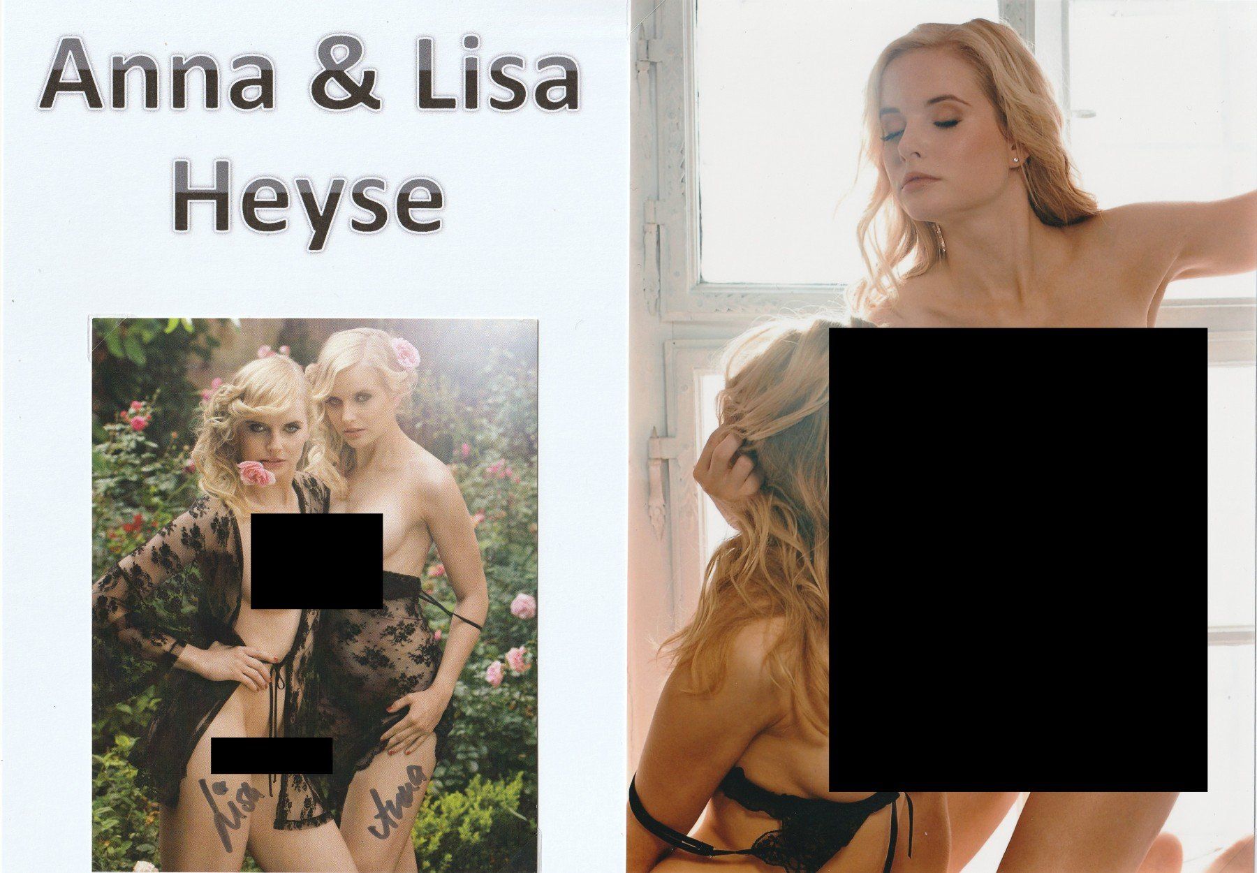 Autografi: Anna and Lisa Heyse / Originalautogramme – Nuovo (secondo la descrizione) da Schwyz venduto da racingautographs