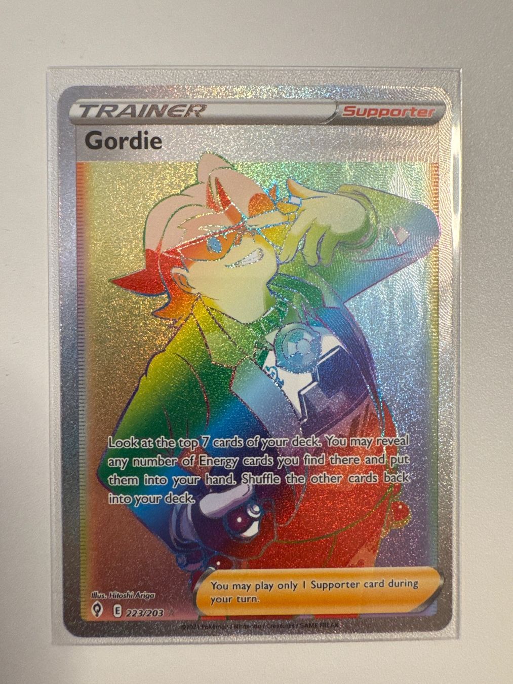 Pokémon Carte collezionabili: Gordie Pokemon EVS 223/203 – Nuovo (secondo la descrizione) da Winterthur venduto da hershanking