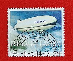 ZEPPELIN 1121 VOLLSTEMPEL BERN SCHANZENPOST VOLLG. 2004 ET