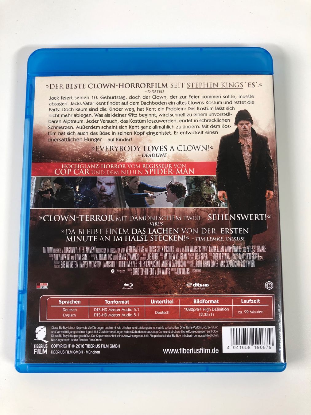 Tutti i DVDs: Clown (2014) - Bluray – Usato da Bern venduto da McFlurry_88 1