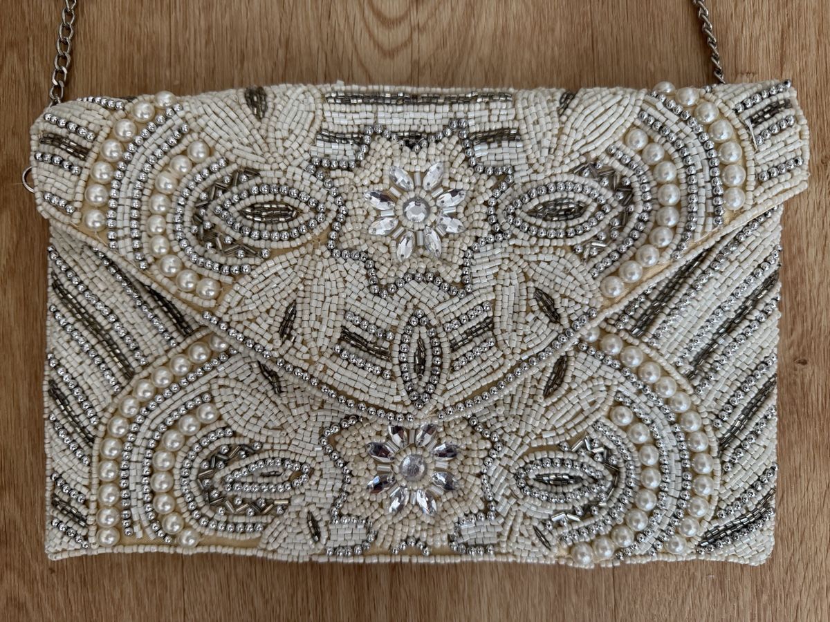 Borse da donna: Abendtasche mit Perlen bestickt / Bonprix – Nuovo (secondo la descrizione) da Jona venduto da dar_k2v9