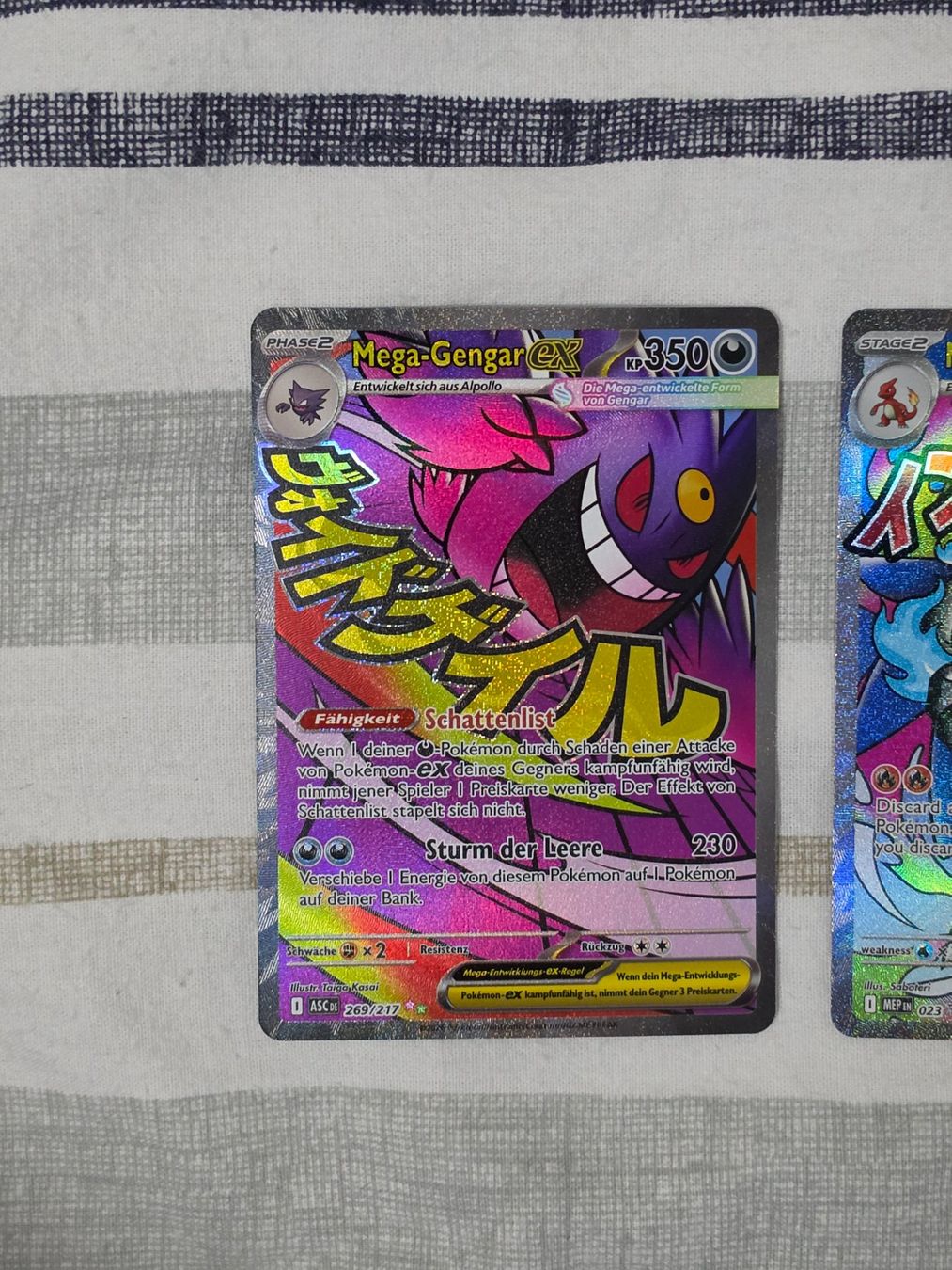 Pokémon Carte collezionabili: Mega Gengar ex 269 & Mega Charizard X ex 023 – Usato da Binningen venduto da oscark77 1