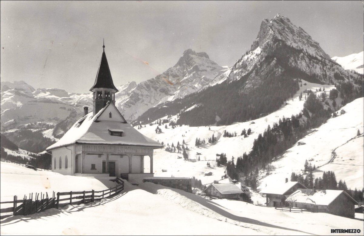 Cartoline postali: Kiental BE // Kapelle Winter – Usato da Basel venduto da intermezzo12