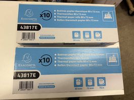 20 Exacompta Thermorollen für Kassensysteme, 43817E
