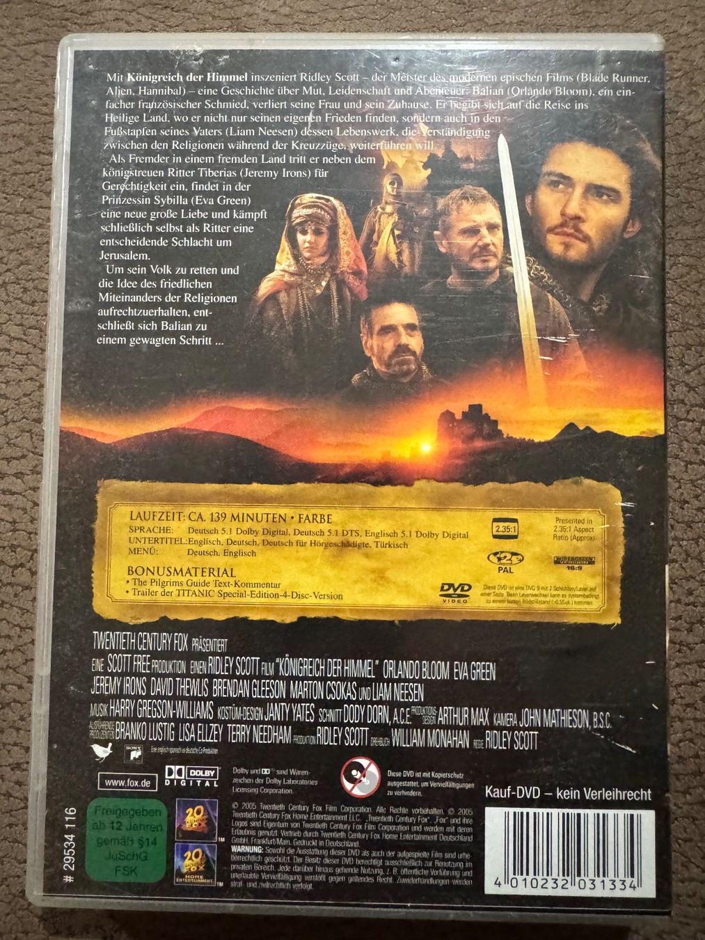 Alle DVDs: Königreich der Himmel – Gebraucht aus Dietikon von MuNathy 1
