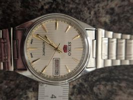 Herrenuhr Seiko 5 Automatik Silber gebraucht