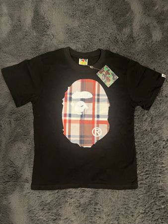 A Bathing Ape T-Shirt Herren Grösse M kariert neu