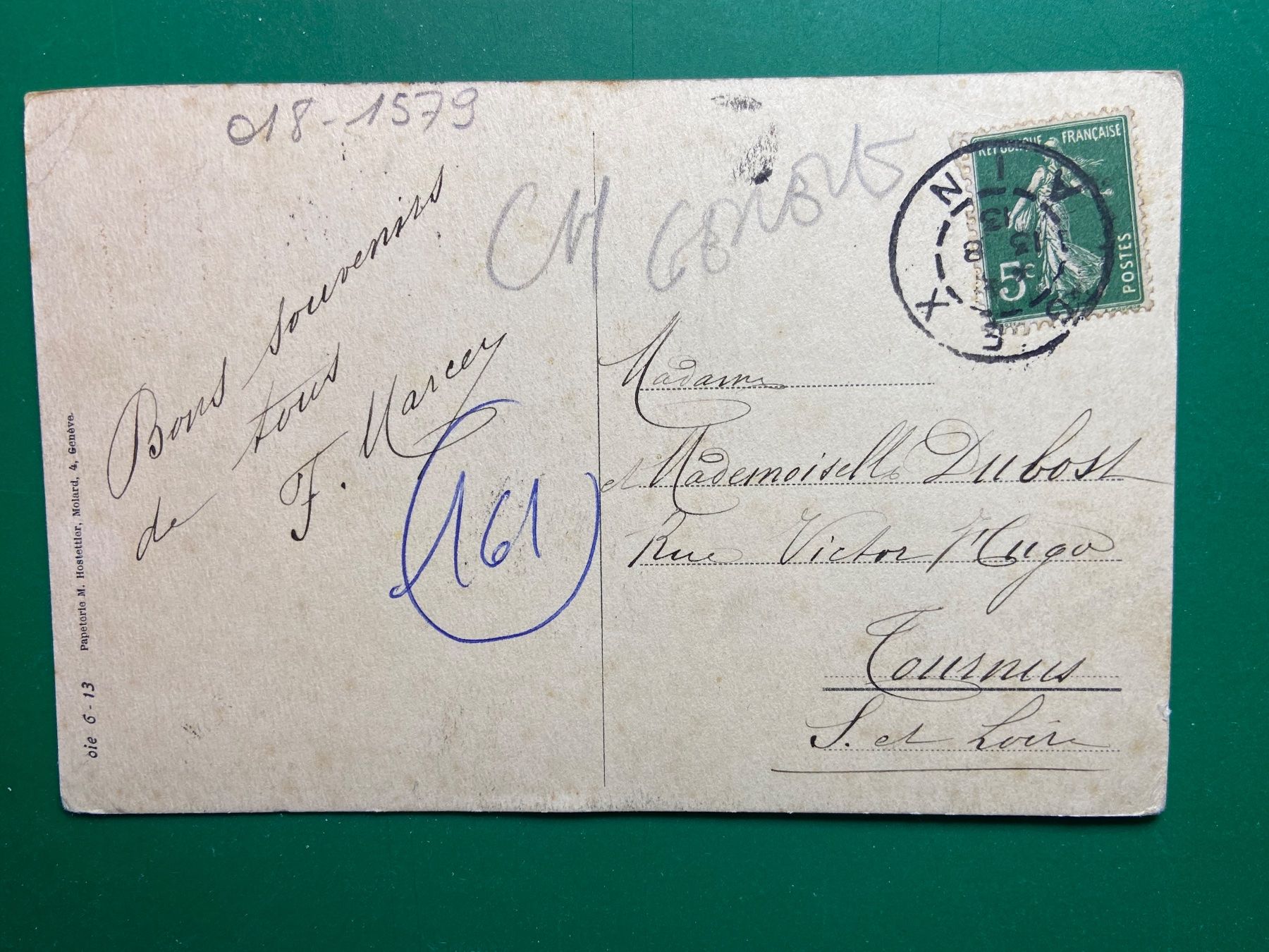Cartoline postali: Genéve et le Mont-Blanc – Usato da Steg VS venduto da _vinci_ 1