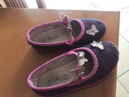 Mädchen Finken Hausschuhe Ballerinas 28