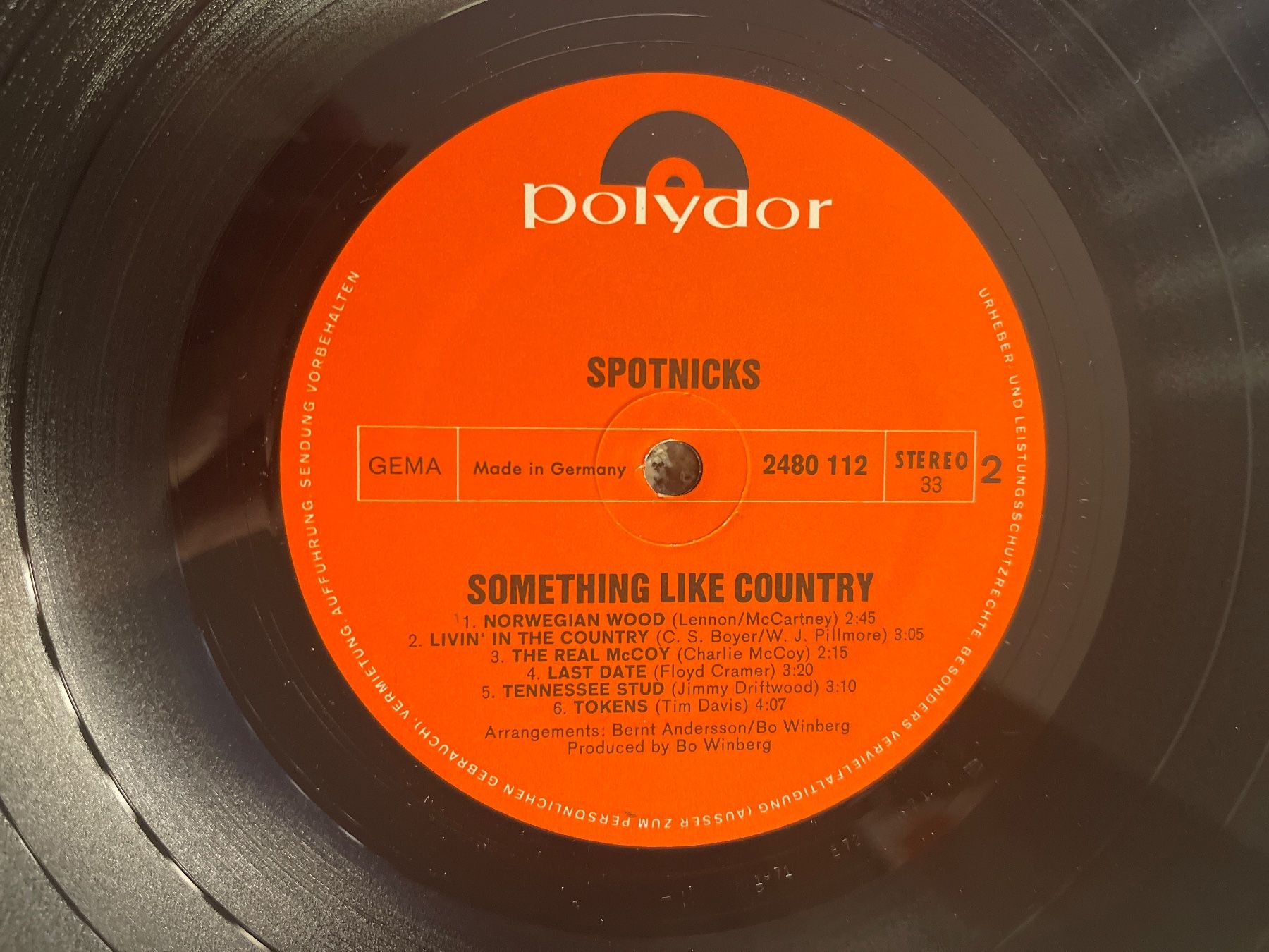 Schallplatten: A64/Spotnicks - Something Like Country – Gebraucht aus Frutigen von Philippe_jsp 2
