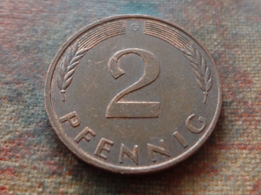 Tutti le monete: DEUTSCHLAND 2 Pfennig 1991 – Usato da Romanel-sur-Lausanne venduto da Swift13 1