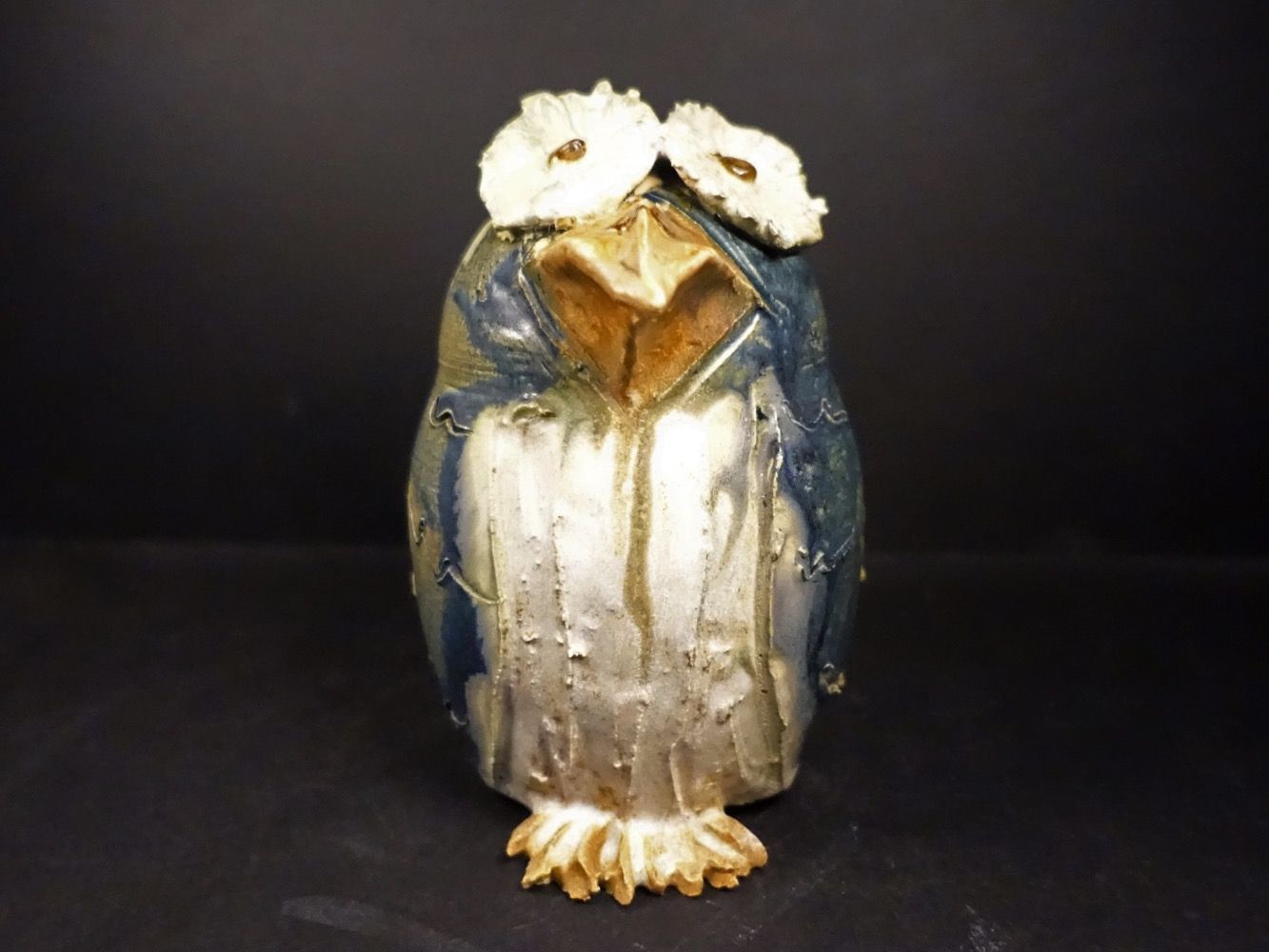 Statuette: Eule / Vogel in schönster Keramikkunst – Usato da Russikon venduto da Eulenfeder 1